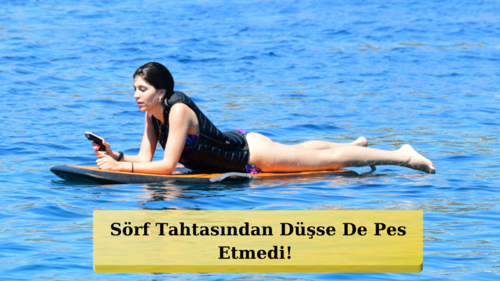Bodrum'da Dalgalara Meydan Okuyan Performans!