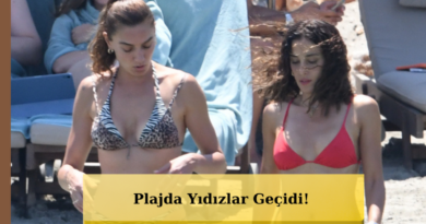Tatil Cennetinde Ünlü Rüzgarı! Kameralar Hiç Durmadı.