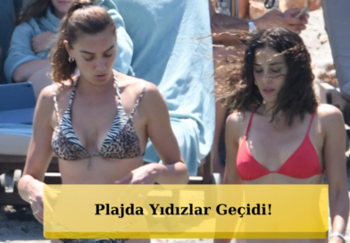 Tatil Cennetinde Ünlü Rüzgarı! Kameralar Hiç Durmadı.