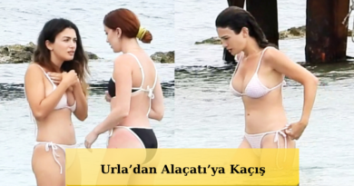 Çeşme Sahilleri Yıkıldı! Özge Yağız ve Kübra Balcan Plajda Fit Vücutlarıyla Dikkat Çekti!