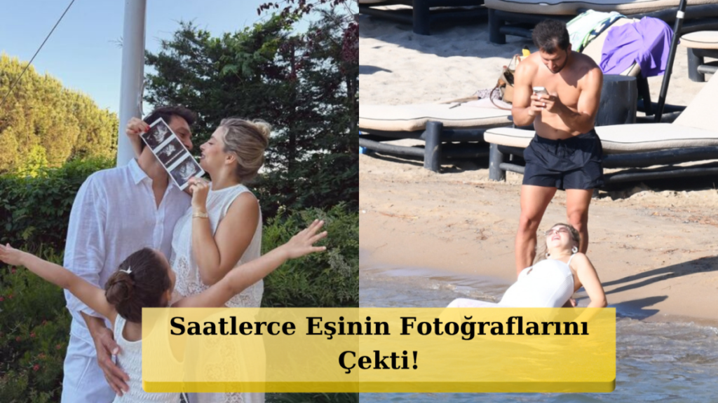 Eşi Caner Yıldırım'a Karnı Burnunda Stil Pozları!