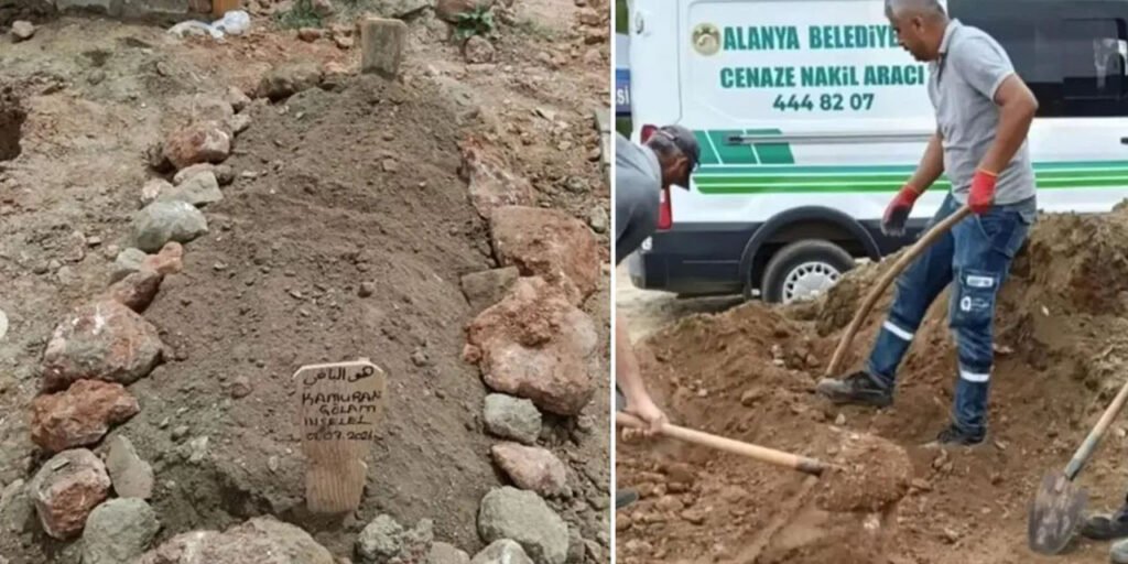 BÜYÜK VEFASIZLIK! BELEDİYE GÖREVLİLERİ DEFNETTİ