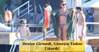 Bodrum Kıyılarında Leopar Şıklığı: Gülben Ergen Tatil Sezonunu Gündoğan'da Başlattı!