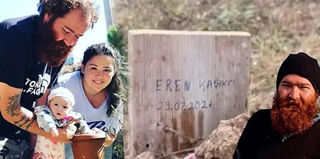 Eren Kaşıkçı, Tokat'ta Toprağa Verildi; Eşinden Duygusal Veda!