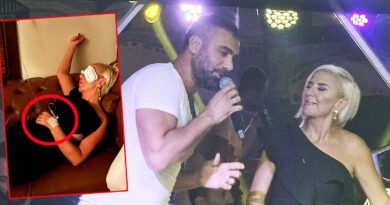 Ayşe Ekiz... SERUMLA SAHNEYE ÇIKTI!