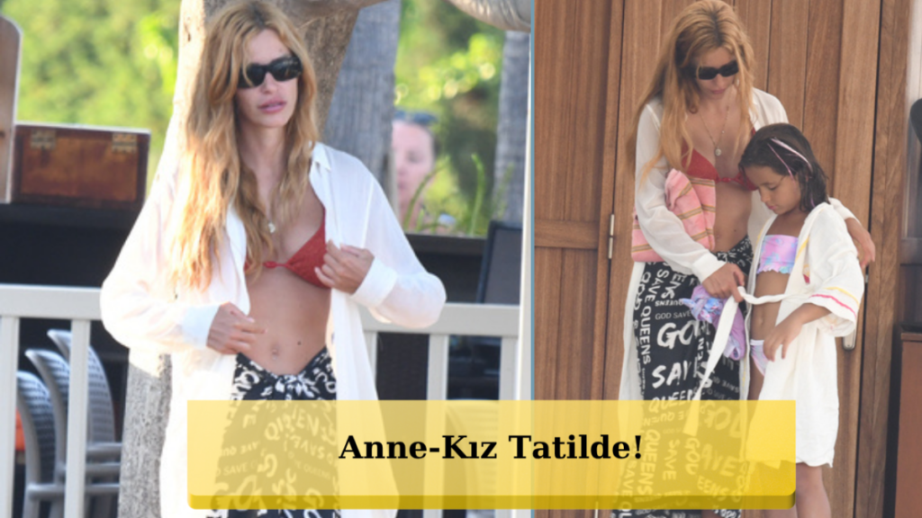 Kıvılcım Ural ve Kızı İlayda Tangöze Bodrum'da Tatil Sezonunu Başlattı