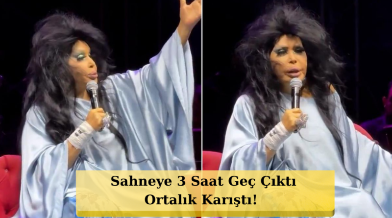 Bülent Ersoy Kuşadası Konserinde Seyirciye Tepki Göstermesi Üzerine Sinirlendi ve Küfür Etti!