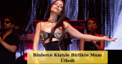 Sahnede Doğum Günü Sürprizi! Yeni Yaşını Altınoluk'ta Kutladı