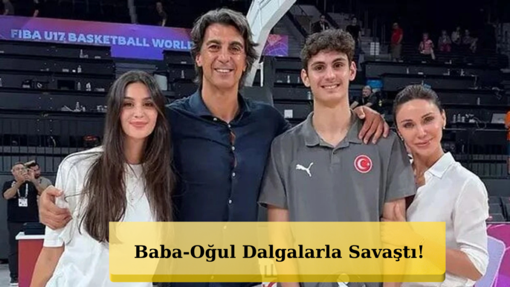 İbrahim Kutluay'dan Oğluna Zorlu Sınav! Denizde Şov
