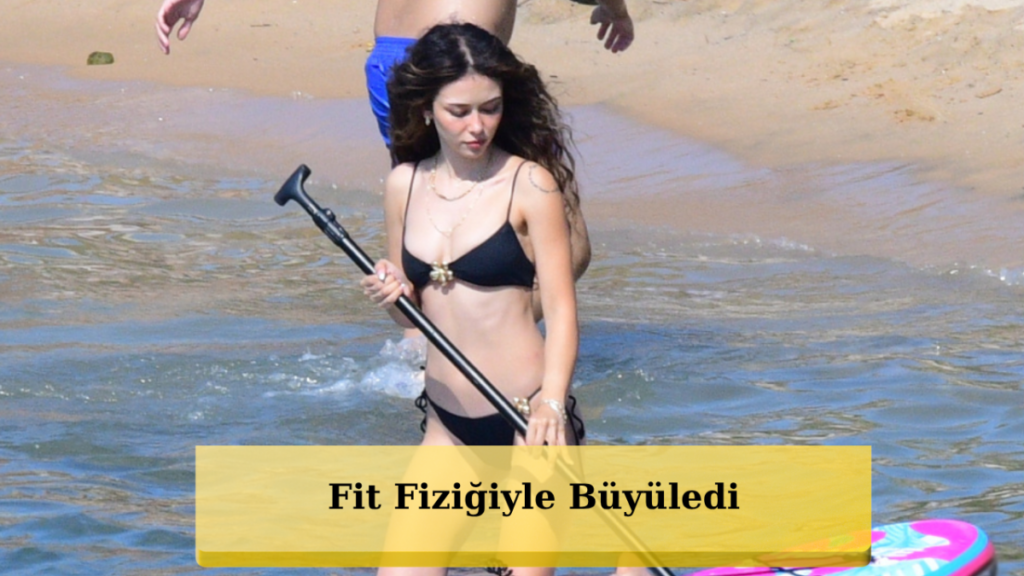 Türkü Su Demirel Bodrum'da Deniz Üstünde Performans Sergiledi! Hem Kürek Çekti Hem Güneşlendi.