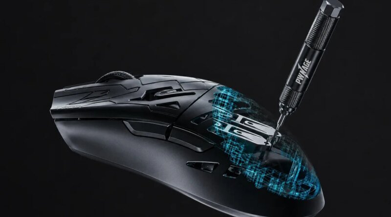 Pwnage'in Yeni Gaming Mouse'u: Tıpkı Bir Tornavidayla Tıklama Gücünü ve Seyahat Mesafesini Ayarlayın!