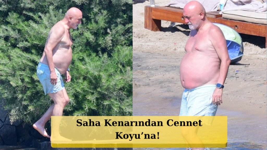Hikmet Karaman Bodrum Cennet Koyu'nda Dinleniyor! Plajda Görüntülendi
