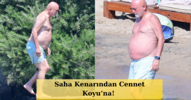 Hikmet Karaman Bodrum Cennet Koyu'nda Dinleniyor! Plajda Görüntülendi