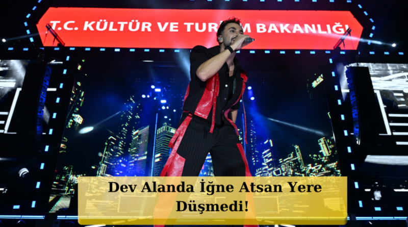 Sefo, Erzurum'u Coşturdu! Miting Alanında Unutulmaz Müzik Şöleni