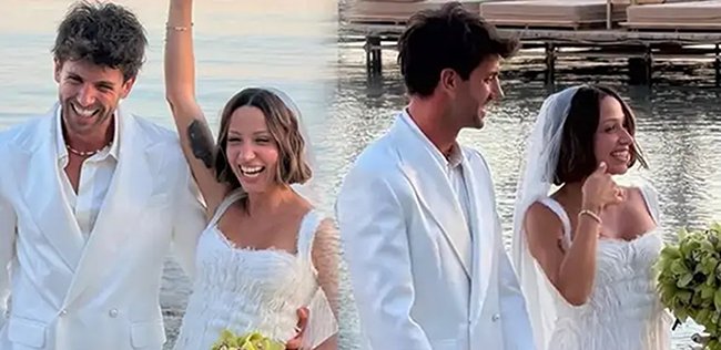 Zeynep Bastık ve Serkay Tütüncü... Gözyaşlarıyla Evlendiler!