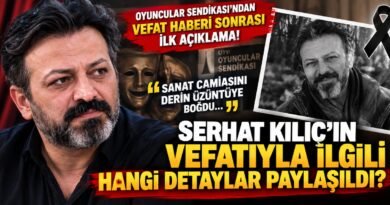 OYUNCULAR SENDİKASI'NDAN VEFAT AÇIKLAMASI!