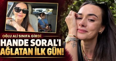 Hande Soral'ın Oğlu Ali Okula Başladı, Gözyaşlarını Tutamadı!