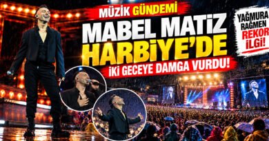 Mabel Matiz: Harbiye Susmadı, Yağmura Rağmen!