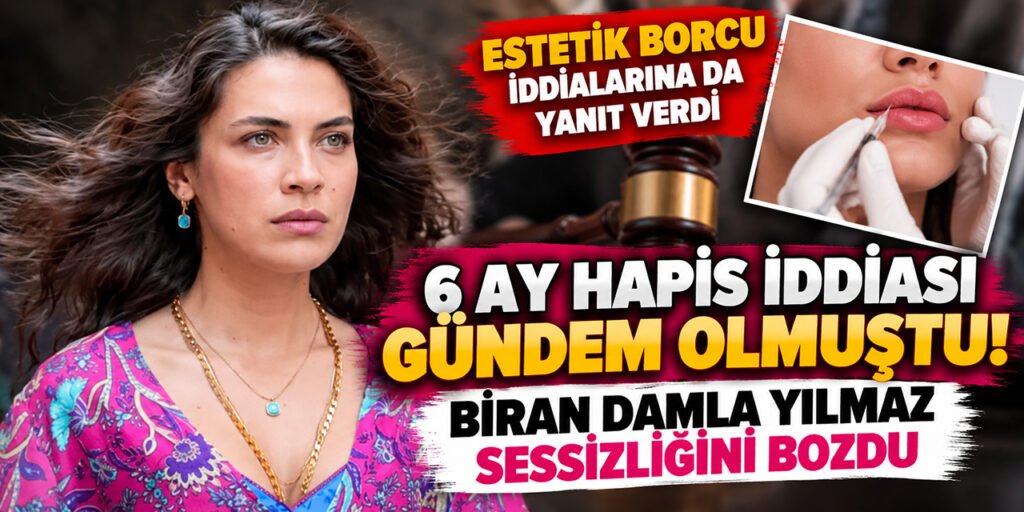 Biran Damla Yılmaz Sessizliğini Bozdu: Hapis Cezası İddialarına Ne Yanıt Verdi?