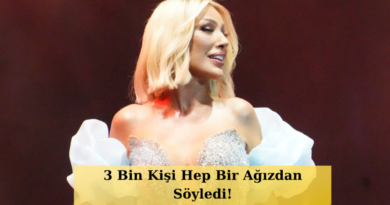 Vadi Açıkhava'da Fırtına Gibi Esti! 120 Kiloluk Elbisesiyle Şov Yaptı
