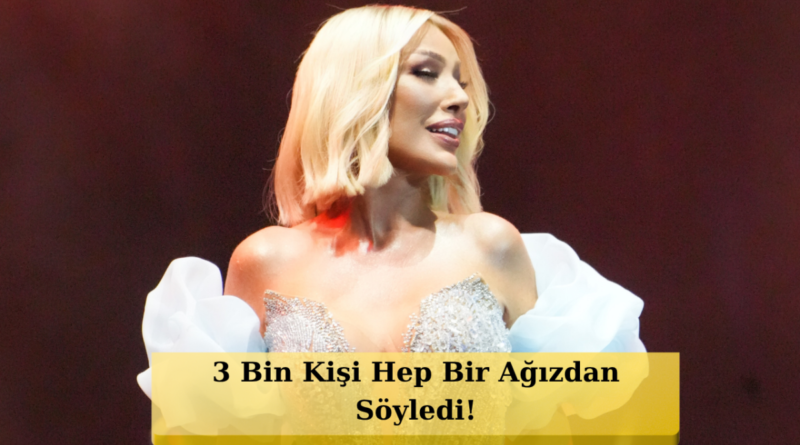 Vadi Açıkhava'da Fırtına Gibi Esti! 120 Kiloluk Elbisesiyle Şov Yaptı
