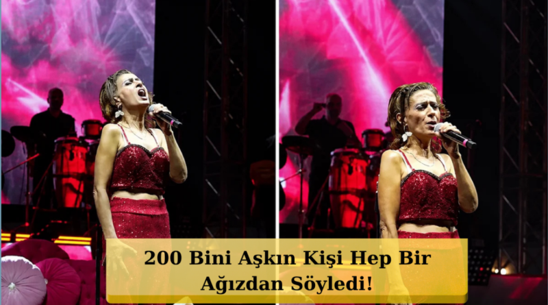 Yıldız Tilbe'nin Başlattığı Marşa 200 Bin Kişi Eşlik Etti!