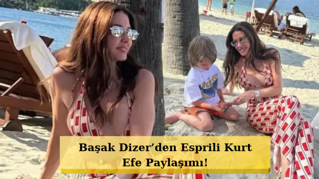 Oğlu Kurt Efe’yle Pazar Pozu!