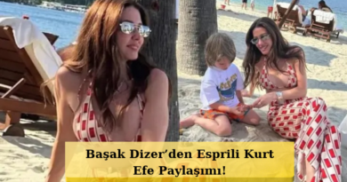 Oğlu Kurt Efe’yle Pazar Pozu!
